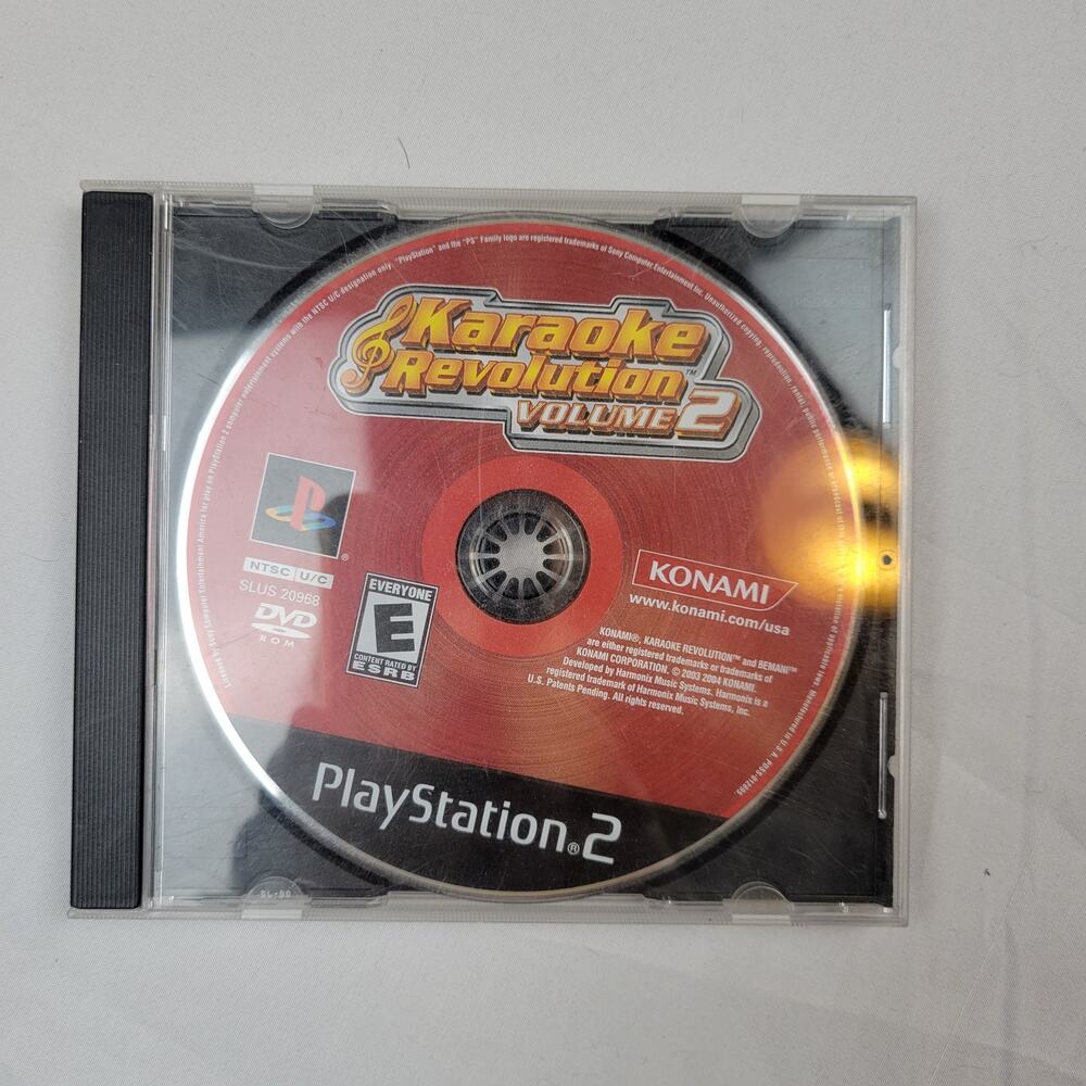 Karaoke Revolution Volume 2 Playstation 2 Disc